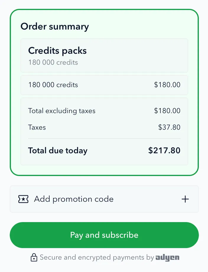 Checkout order summary restyled with cssOverrides